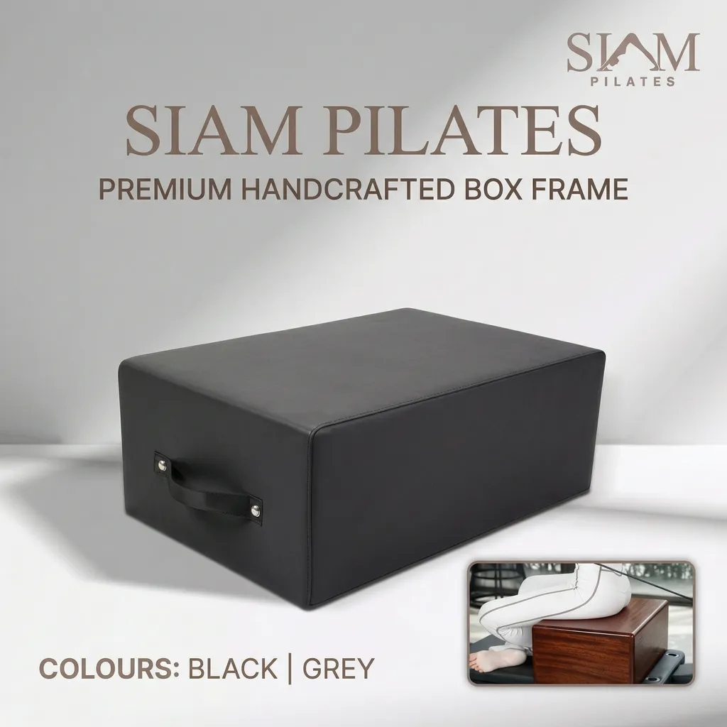 img-pilates-reformer-box-frame-Black Regular Box Frame (Pilates Box) กล่องพิลาทิสสำหรับ Reformer อุปกรณ์เสริม Pilates Reformer เพิ่มมิติการฝึกระดับสตูดิโอ สีดำ